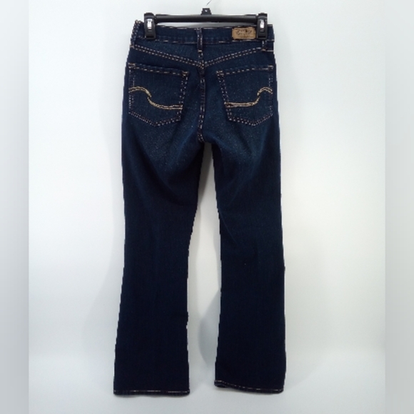 Levi Strauss Curvy Bootcut Signiture Dark Wash Blue Jeans Y2K Early 2000's 4M - Picture 8 of 16